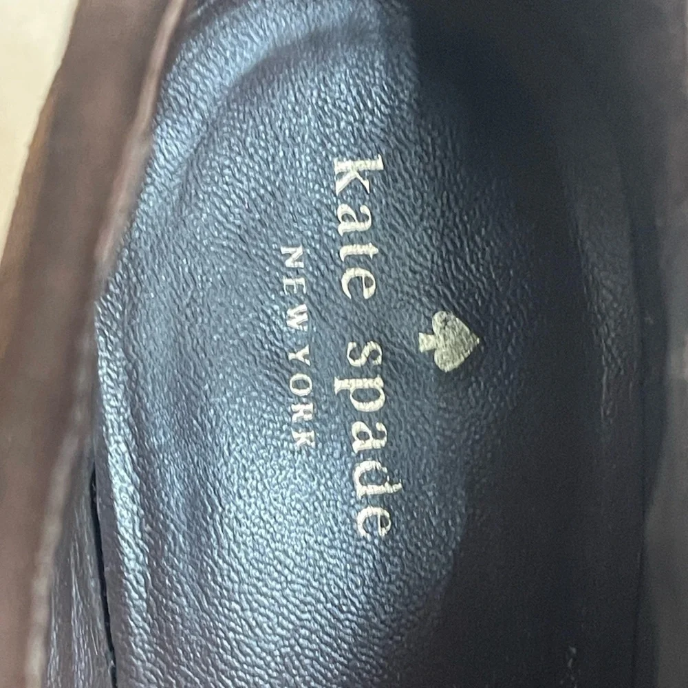Kate Spade Chocolate Suede Heeled Booties size 9.5M